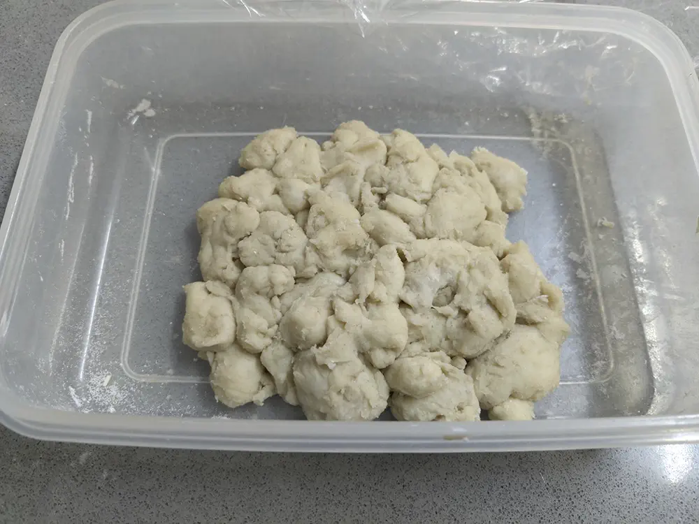 A ripe biga preferment