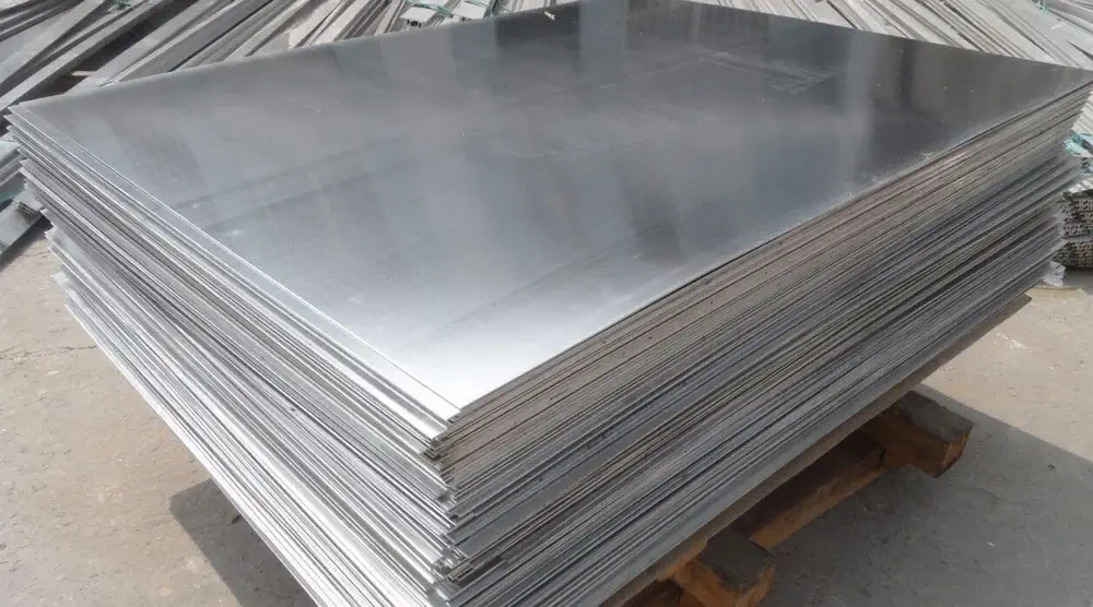 Sheets of stainless steel